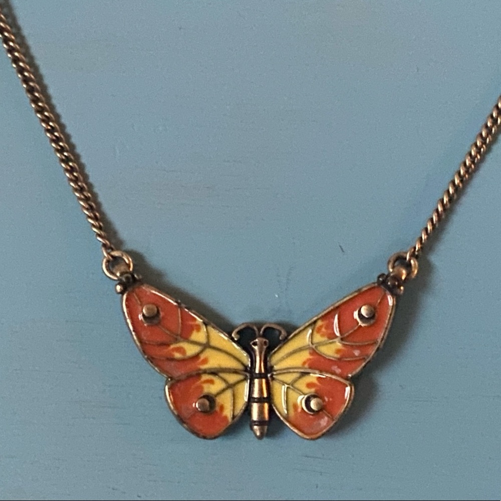 Lucky Brand Butterfly necklace